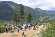 Icicle Creek Geology field trip.