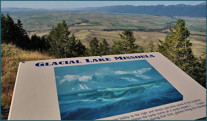 Glacial Lake Missoula viewpoint.