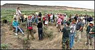 Drumheller Channels field trip. Lynn Weissenfels photo.