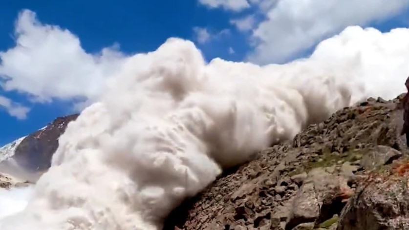 Incredible Glacier Collapse Video