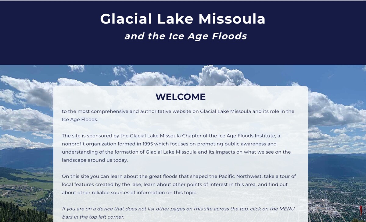 Glacial Lake Missoula Chapter Launches Revised Website