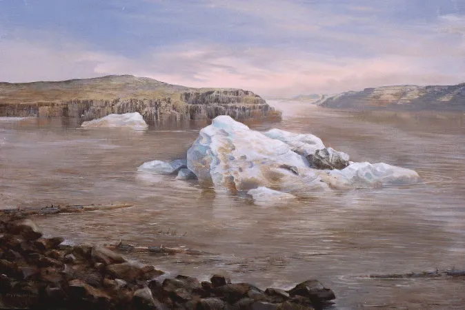 Icebergs at Ginko - Ominski