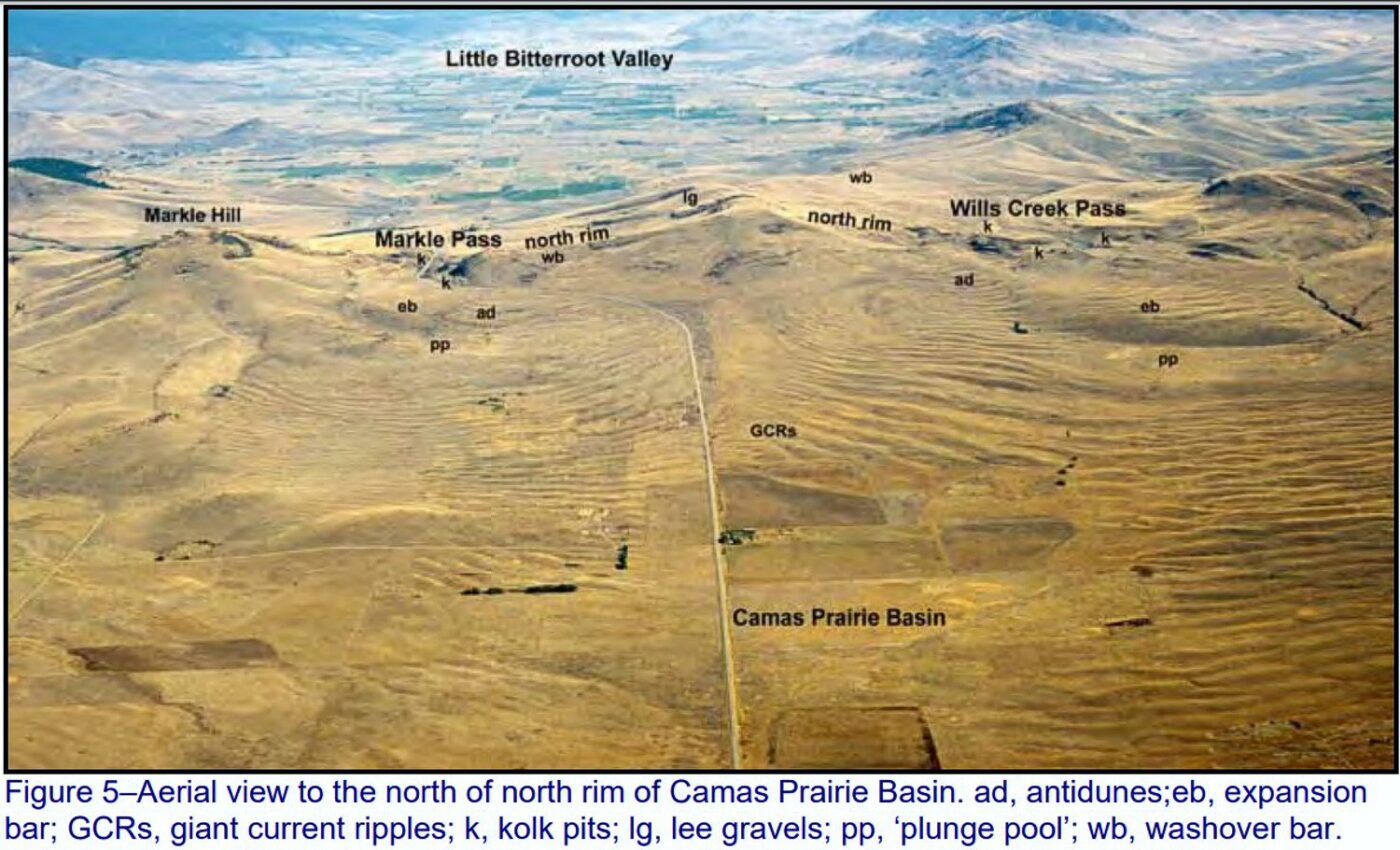 Camas Prairie Basin Aerial Photo