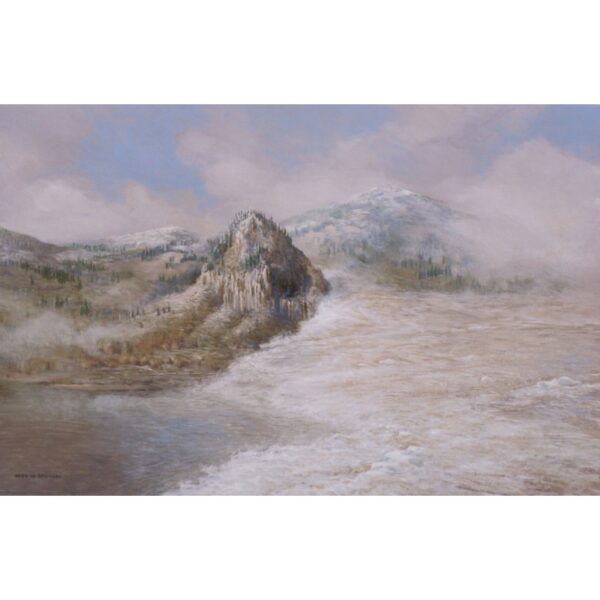 “Inundation at Beacon Rock” Print by Stev Ominski