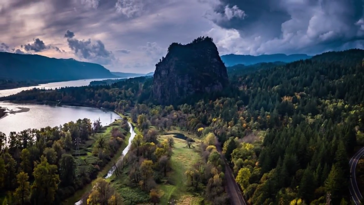 Floods Denuded the Beacon Rock Cinder Cone