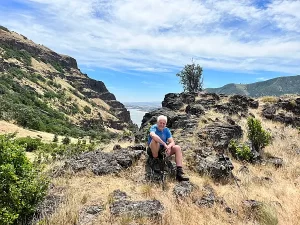 Geology Stop on the Lyle Cherry Orchard Trail