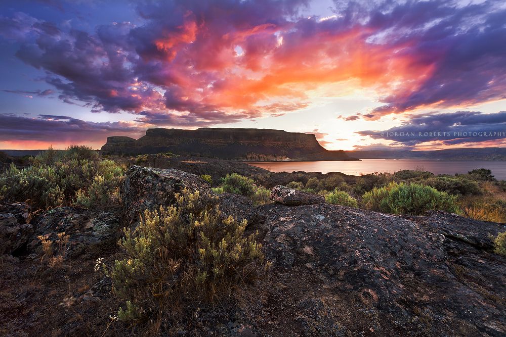 Steamboat Rock Sunset